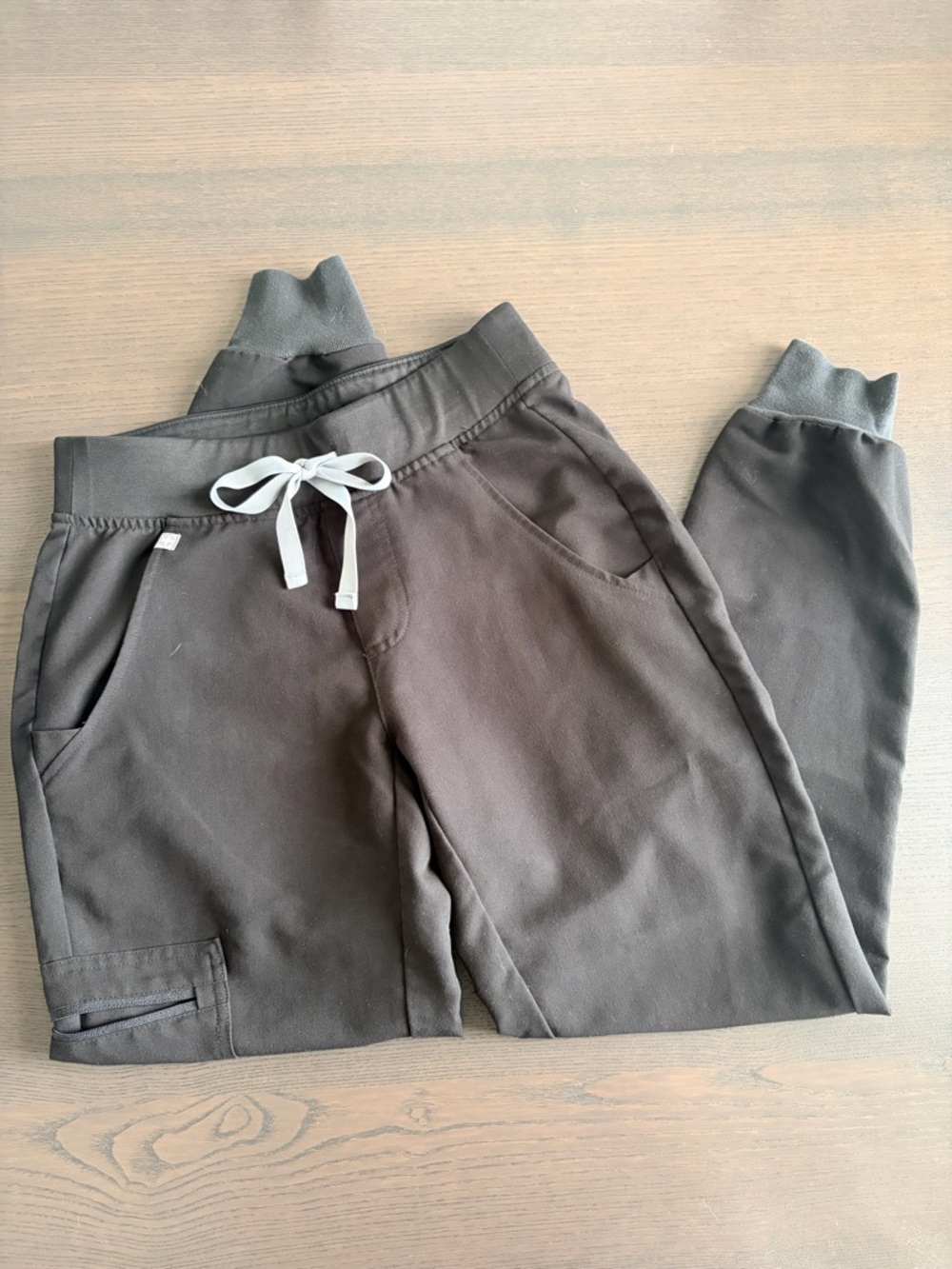 Figs Black High Waisted Zamora Joggers XXSP